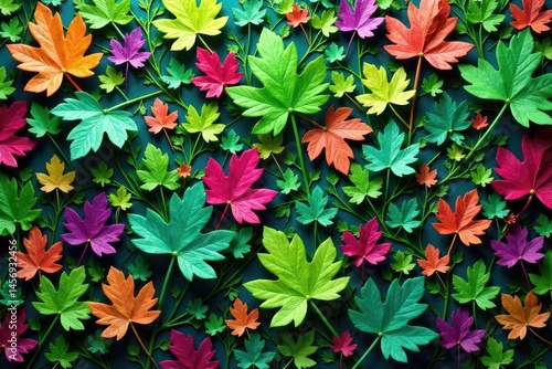 Intricate parsley pattern, showcasing leaf shapes and colors , green, healthy