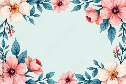 Subtle pastel floral repeat, elegant phone wallpaper design, post, floral