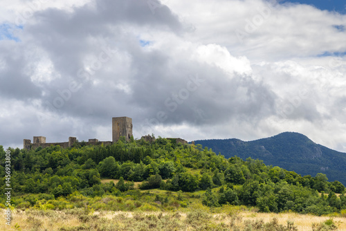 Wallpaper Mural Majestic Puivert Castle Overlooking Lush Greenery Torontodigital.ca