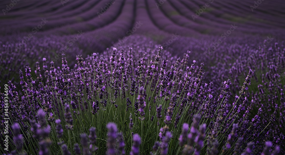 Obraz premium Lavender field in bloom