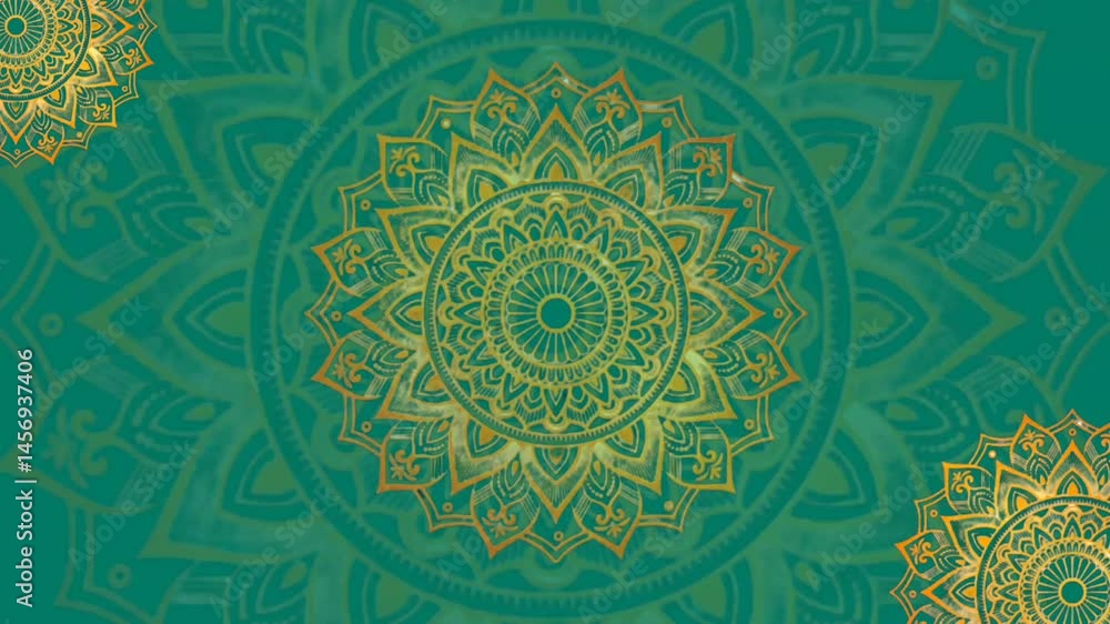 abstract background with round ornament