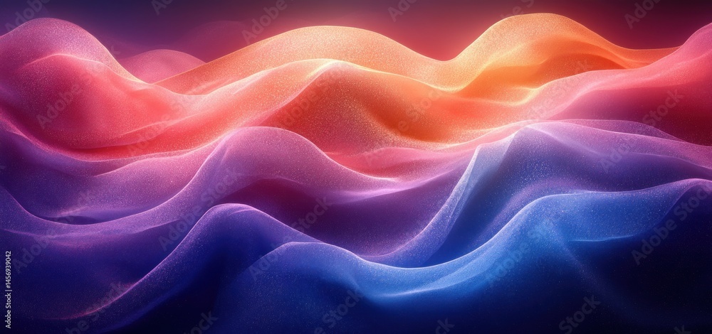 Abstract Colorful Waves: A Symphony of Hues and Light Abstract Colorful Waves: A Symphony of Hues and Light