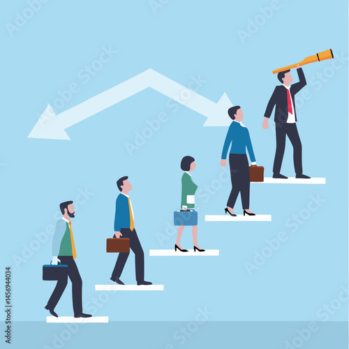 businessman and business team