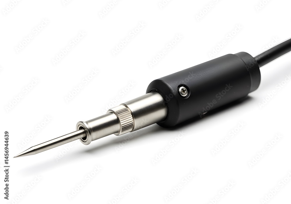 Black electronic component close up Black electronic component close up
