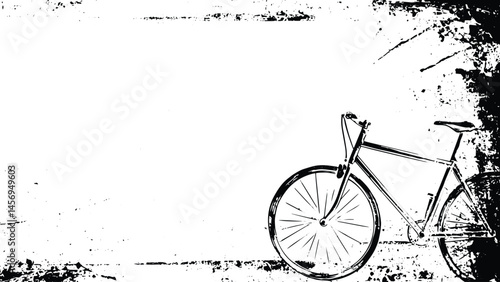 White background on cement floor texture - concrete texture, Vintage at the edges frame. Age border overlays, 