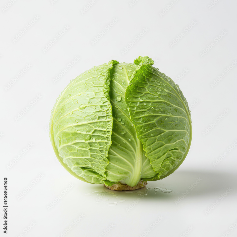 cabbage isolated on white background cabbage isolated on white background