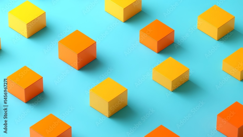 Obraz premium Adobestock offers an illustration that blends modern art with digital painting, flat design, and hand-drawn artwork, reflecting a modern minimalist aesthetic with a colorful abstract design intended