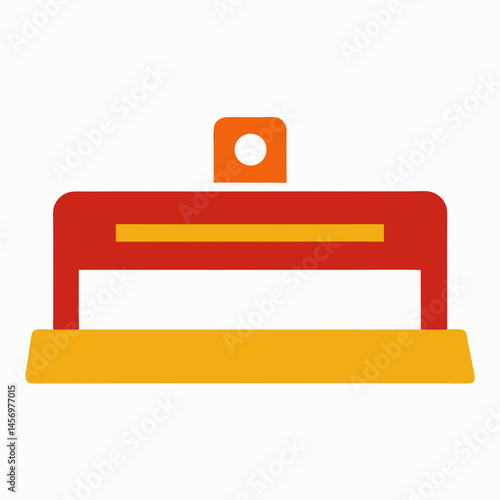 Desk-nameplate Vector Illustration Printable Graphic Design for Office Celebration
