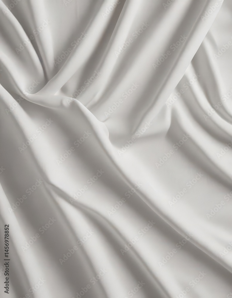 Obraz premium Wrinkled white fabric, seamless backdrop Elegant vintage texture , pattern, cloth, backdrop