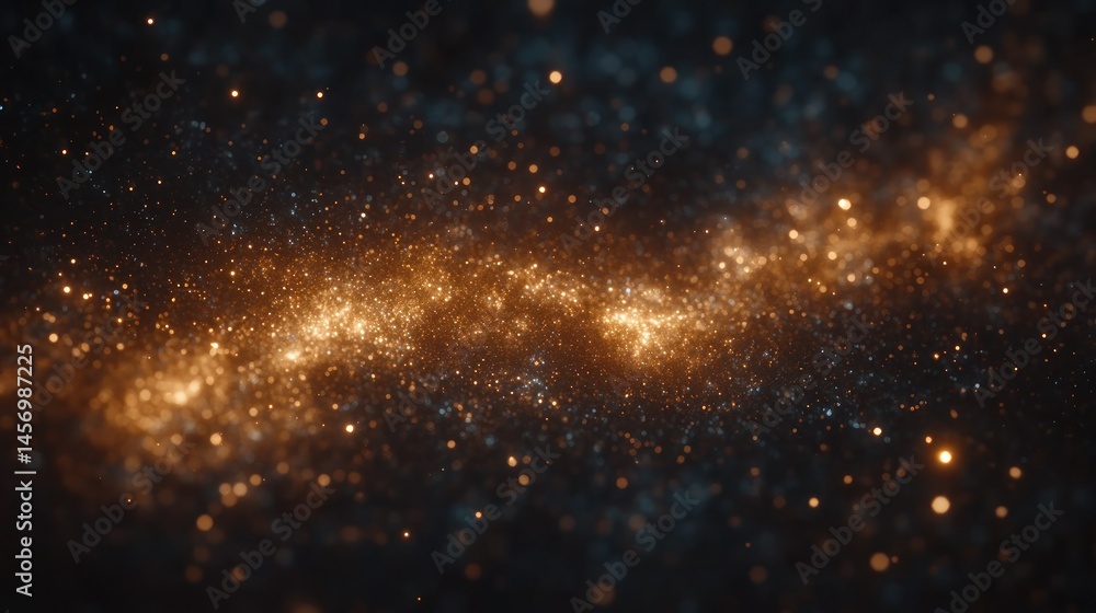 Fototapeta premium Galaxy's glow, cosmic beauty, stardust and nebula