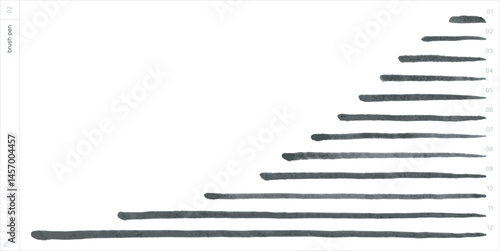 Vector Brushes. Brush Pen.