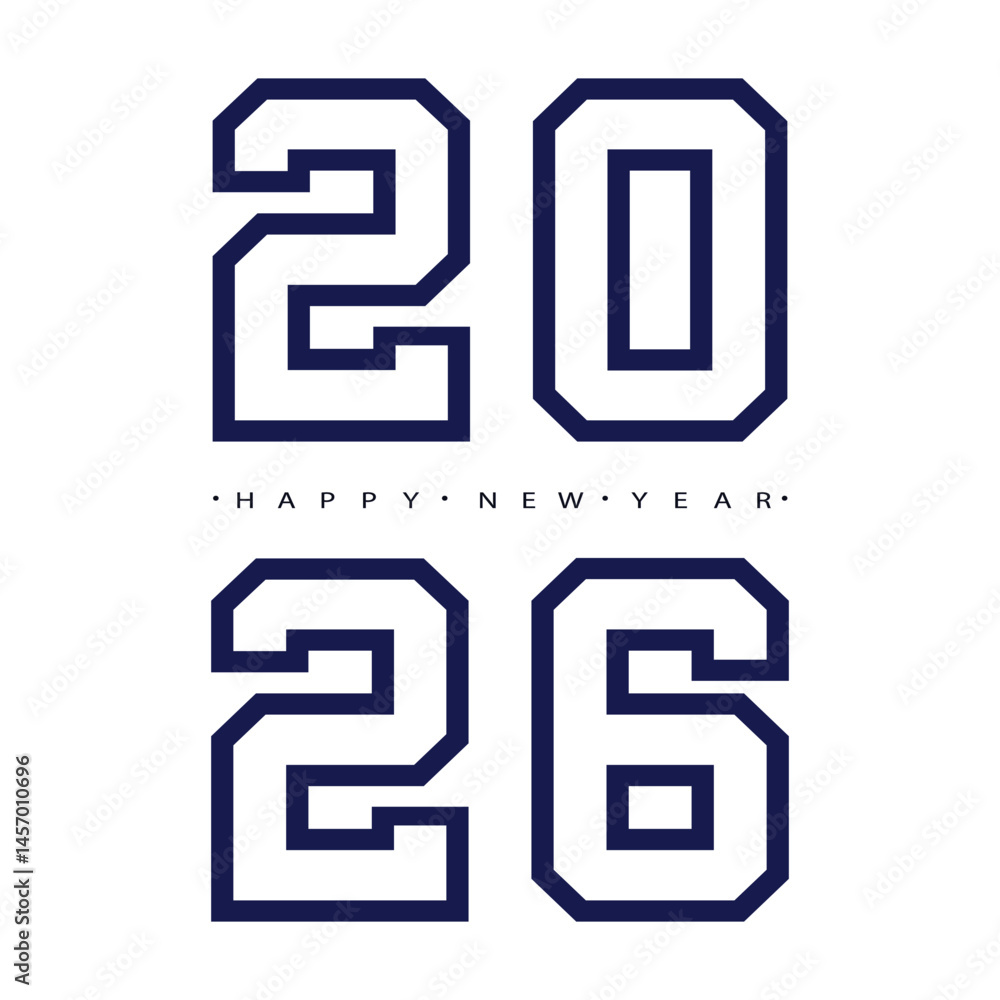 Happy new year 2026 design concept, Happy NewYear Greeting Card 3d Number. Happy new year 2026 cover design, for banners, posters, backgrounds and greetings. Happy new year 2026 design concept, Happy NewYear Greeting Card 3d Number. Happy new year 2026 cover design, for banners, posters, backgrounds and greetings.