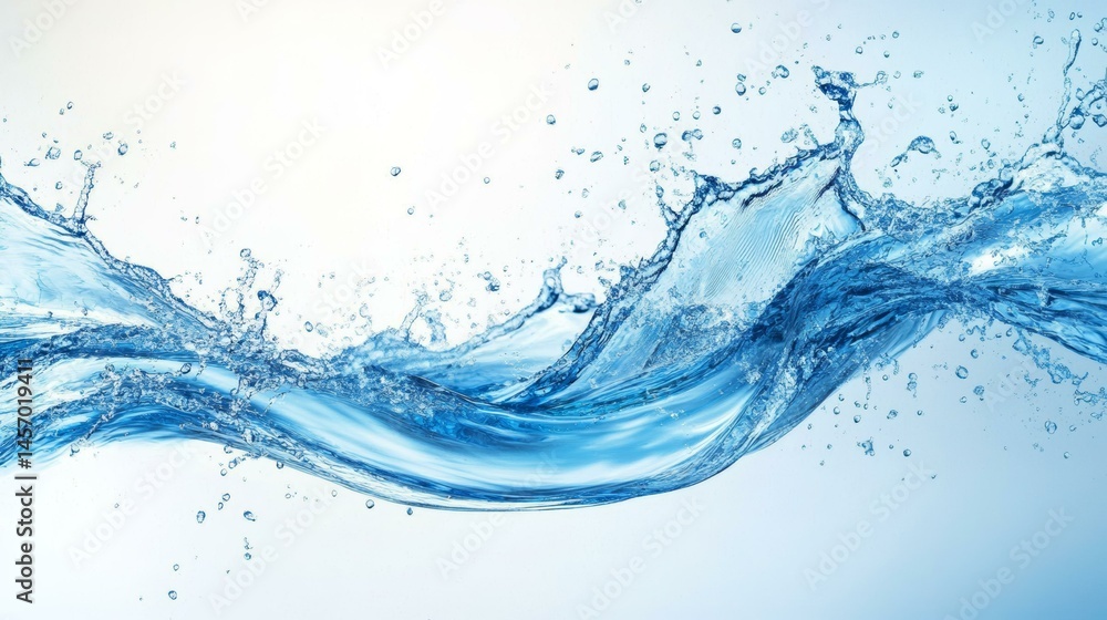 Dynamic Water Splash Illustration Dynamic Water Splash Illustration