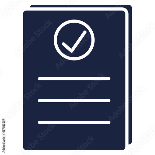 accepted icon blue style