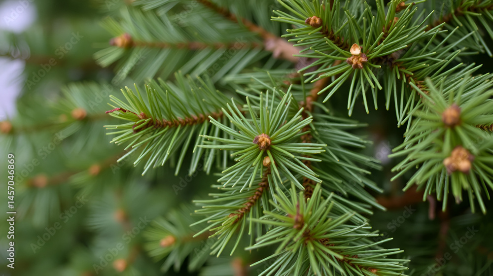 background of spruce needles background of spruce needles