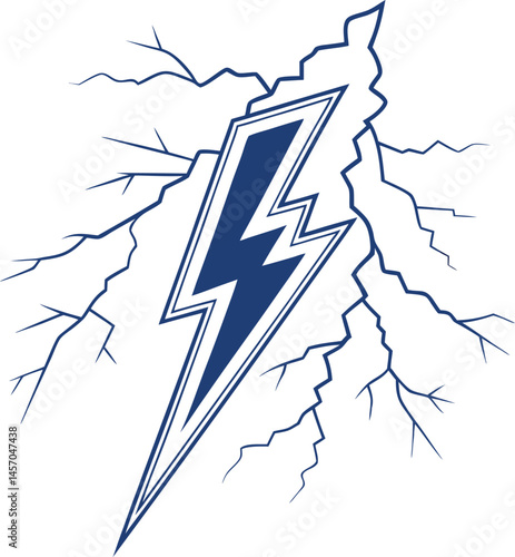 Minimal Lightning Bolt Icon