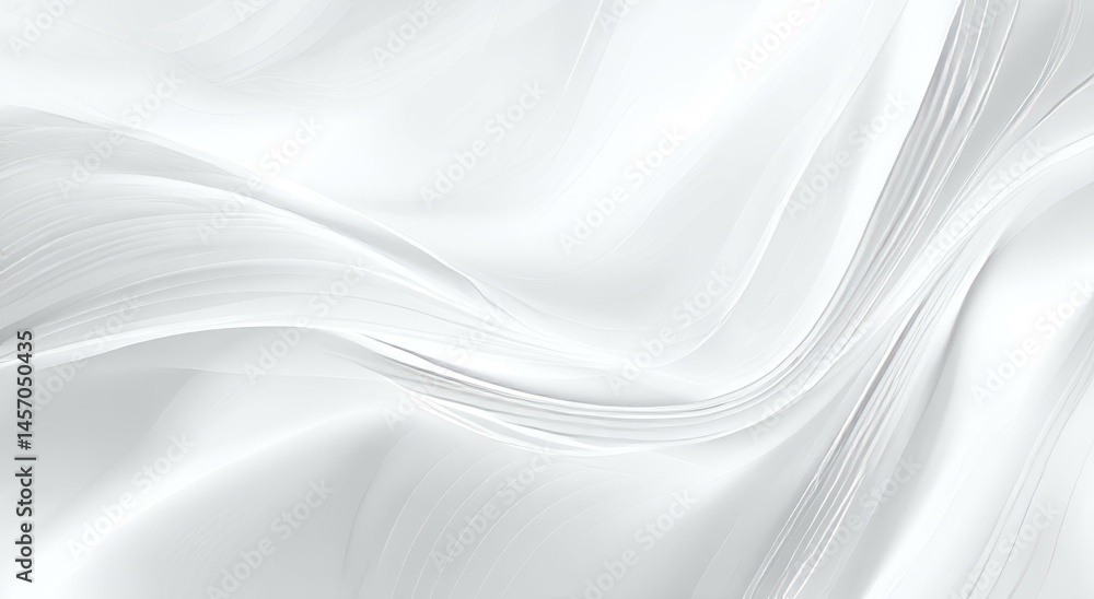 Fototapeta premium Abstract White Fabric Texture Design