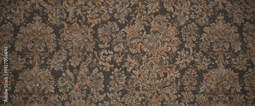Subtle damask, ornate floral details, seamless repeat, seamless, fabric, textile