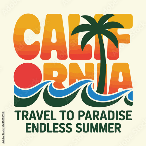 Summer T-Shirt Design Vector, Typography t-shirt Design, Summer vector Art & Illustration