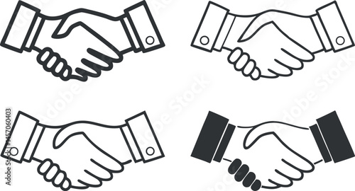 Simple Vector Handshake Icon