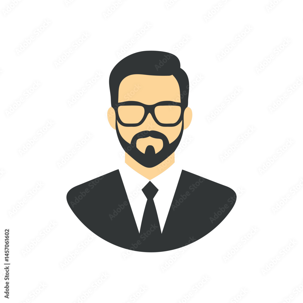 Professional Man Avatar Icon Professional Man Avatar Icon