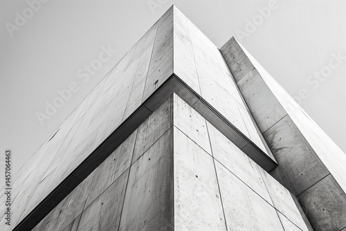 a black and white photo of a building