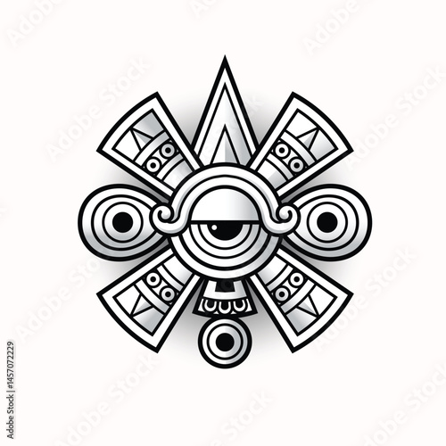 Nahui Ollin, fifth sun symbol in Aztec cosmology