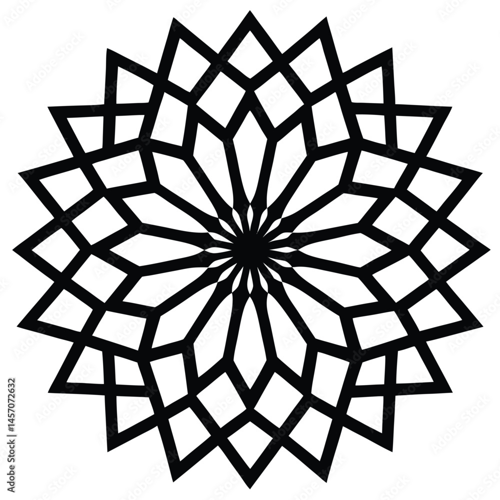 Obraz premium Classic Islamic Mandala Templates