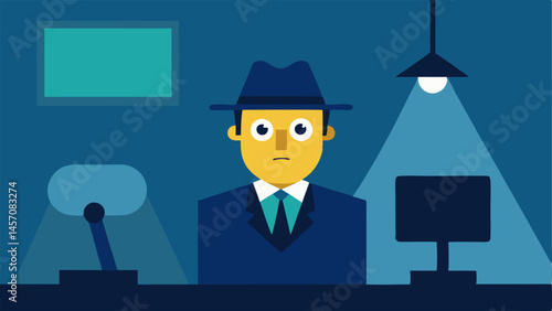 Lightbulb Moment The detective suddenly sits up straighter at his desk eyes wide as a realization strikes while watching a crucial moment replay on the screen.