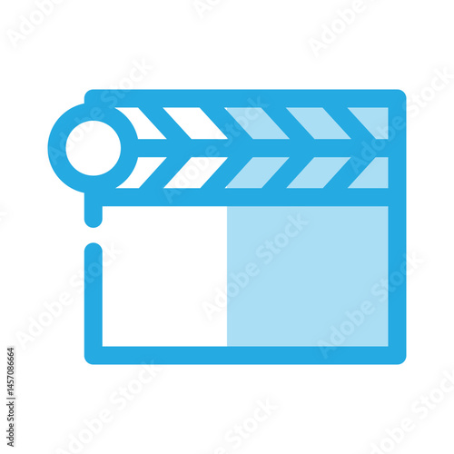 Clapper Film icon design template