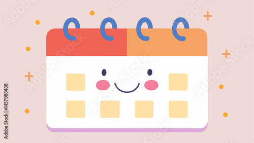 Daily Gratitude Practice A calendar with cheerful marks on different days illustrating a persons commitment to recognizing and noting the good things in their lives.