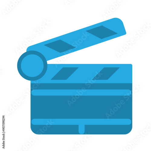 Clapper Film icon design template