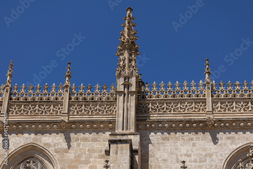 Obraz na płótnie Top of Royal Chapel of Granada, located next to Granada Cathedral, Granada, Spain, Andalusia w salonie