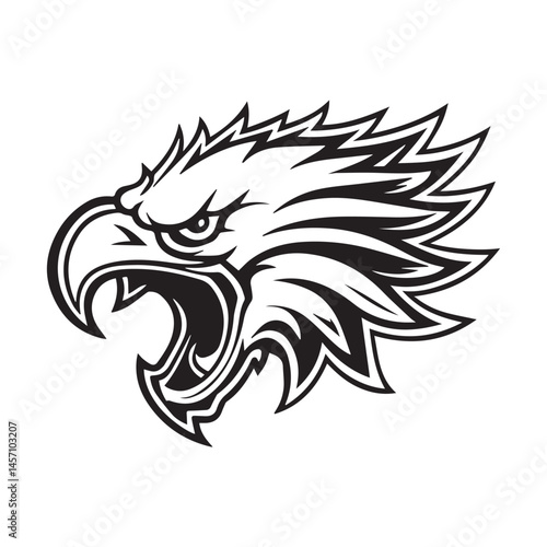 Wallpaper Mural Unleashing the Spirit of the Wild Through Bold Eagle Design Torontodigital.ca