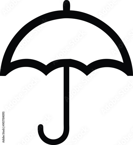 umbrella icon isolated on white background 