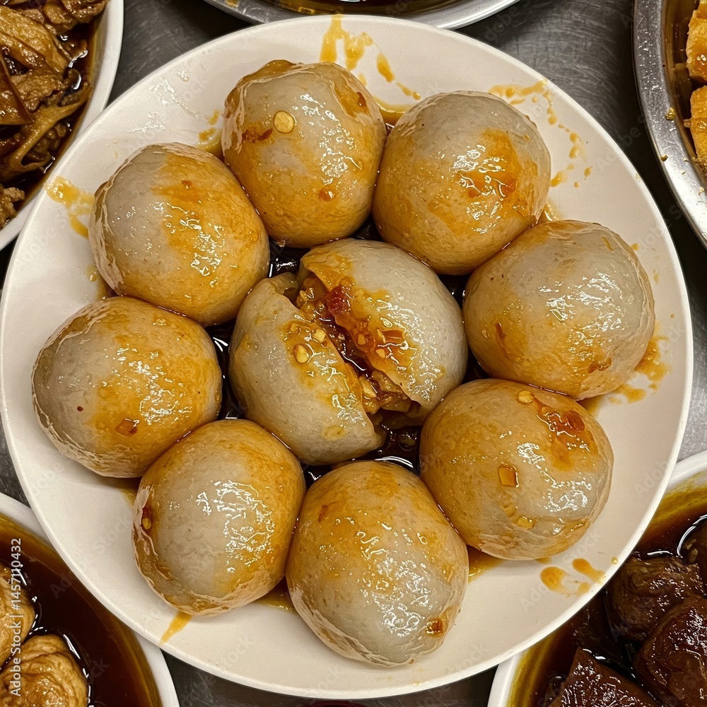 Ba wan,bawan,taiwanese mega dumpling, street food Ba wan,bawan,taiwanese mega dumpling, street food