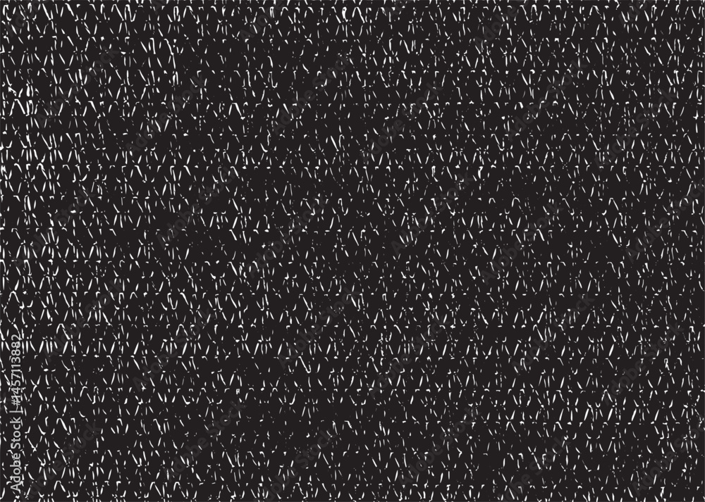 Fototapeta premium Vector fabric texture. Distressed texture of weaving fabric. Grunge background. Abstract halftone vector illustration. Overlay to create interesting effect and depth. Black isolated on white. EPS10.