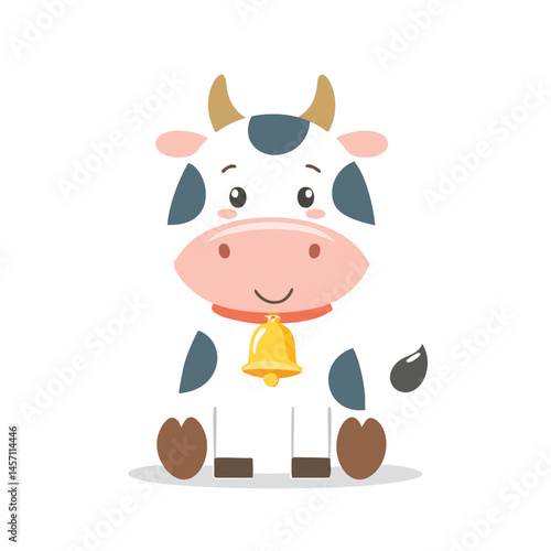 funny cow cartoon