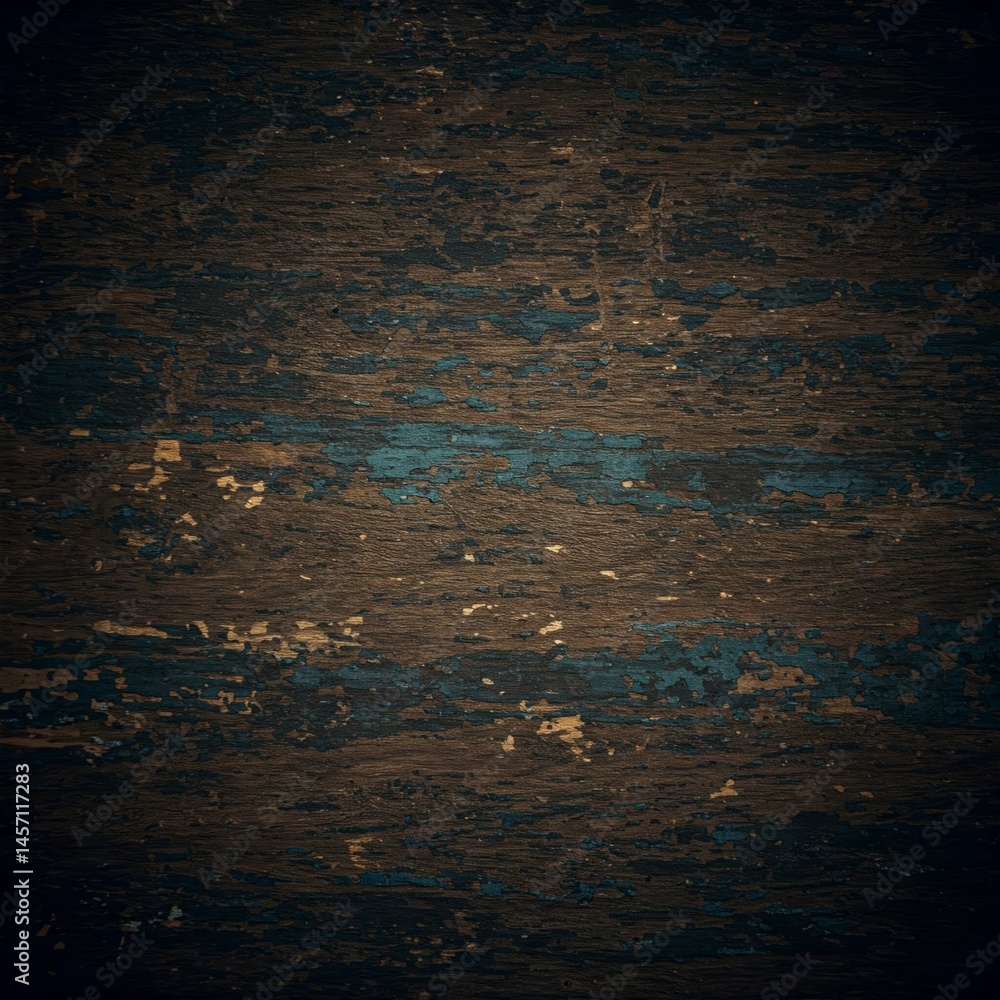 Naklejka premium Grunge texture, old dark background. Grunge texture. old fashioned dark background. based on painted wood wall