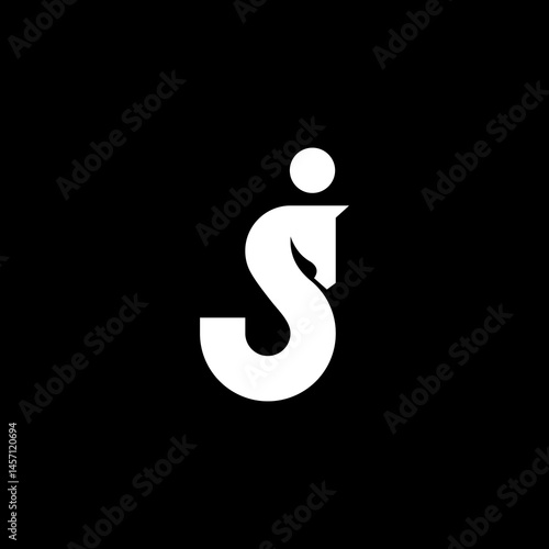letter J horse logo