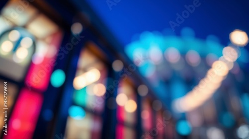 Wallpaper Mural Abstract City Night Lights Torontodigital.ca