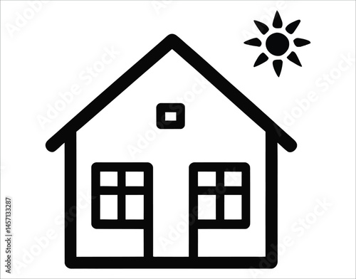 Vector Home Icon – Modern Flat Design