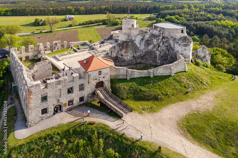 Zamek w Rabsztynie – ruiny zamku wybudowanego na Wzgórzu Rabsztyńskim na Wyżynie Krakowsko-Częstochowskiej
