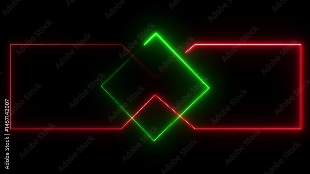 Neon blue laser lines animation with black background. Neon glowing laser lines animation with black background. Futuristic technology concept. Neon blue laser lines animation with black background. Neon glowing laser lines animation with black background. Futuristic technology concept.