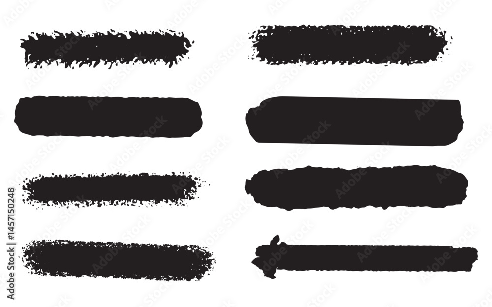 black vector brushes stock Set , vector brushes, Isolated on transparent background, PNG black vector brushes stock Set , vector brushes, Isolated on transparent background, PNG