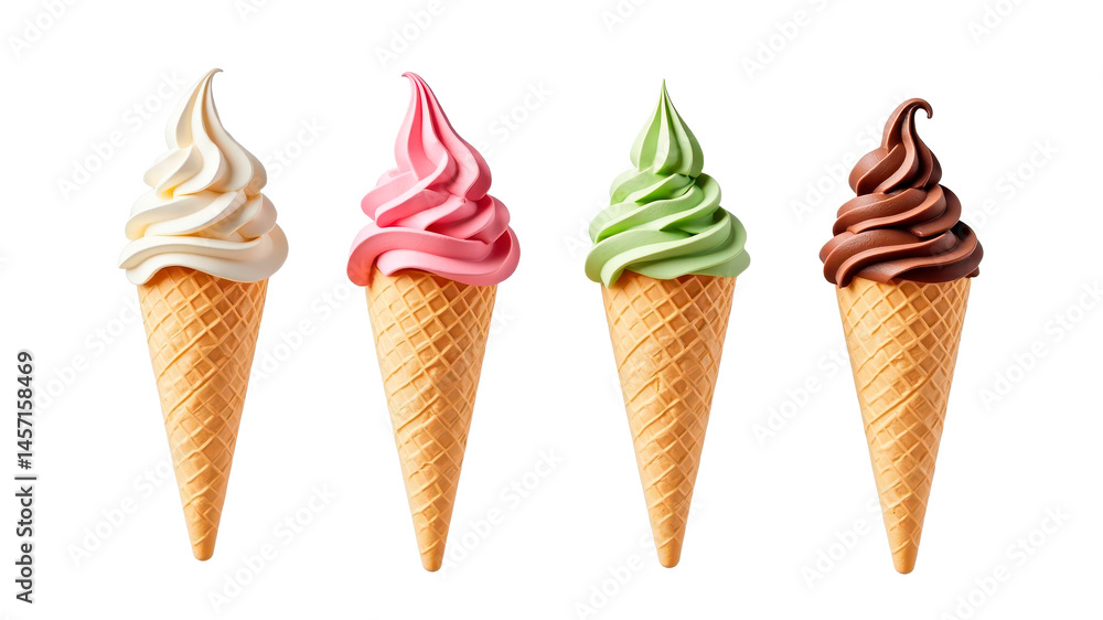 Ice cream cone isolated Ice cream cone isolated