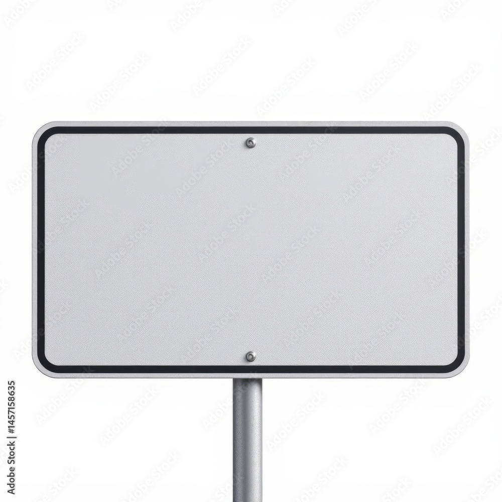 Empty road sign, isolated background Empty road sign, isolated background