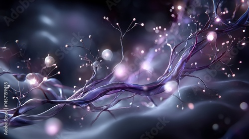 Abstract Flowing Branches