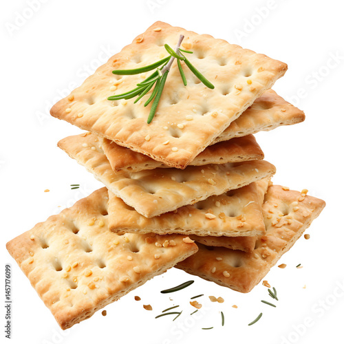 biscuit isolated on white