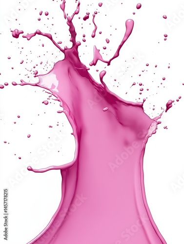 vibrant fuchsia paint swatc...